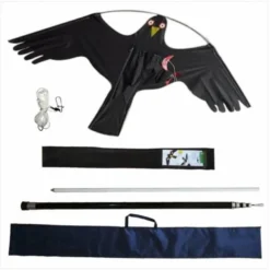 AllesTegenOngedierte.nl Vliegende Havik Vogelverschrikker 7 Meter SET