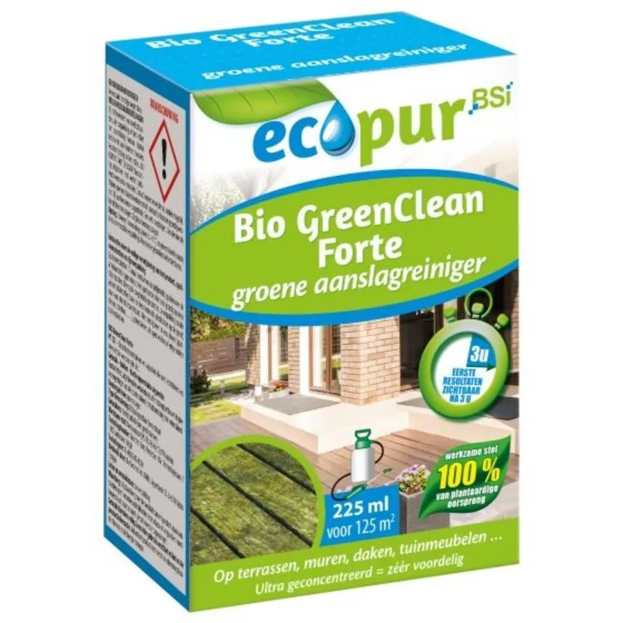 BSI Bio GreenClean Groene Aanslag Reiniger 225 Ml Concentraat 3 BSI Bio GreenClean Groene Aanslag Reiniger 225 Ml Concentraat