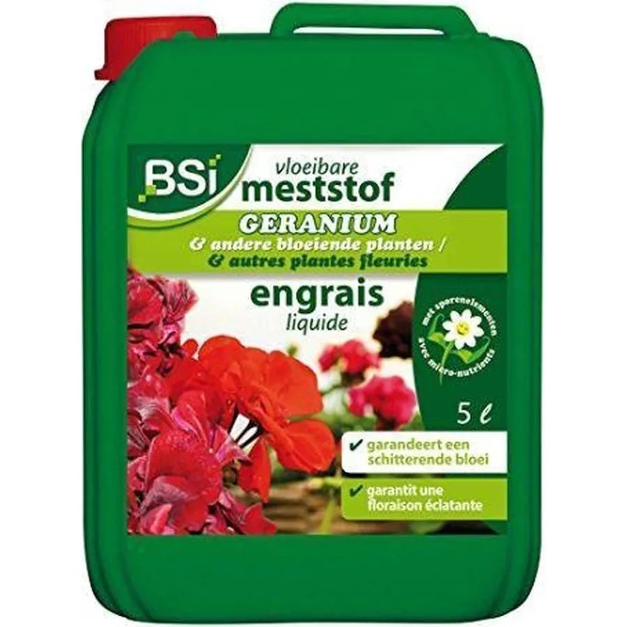 BSI Geranium Meststof 5l 3 BSI Geranium Meststof 5l