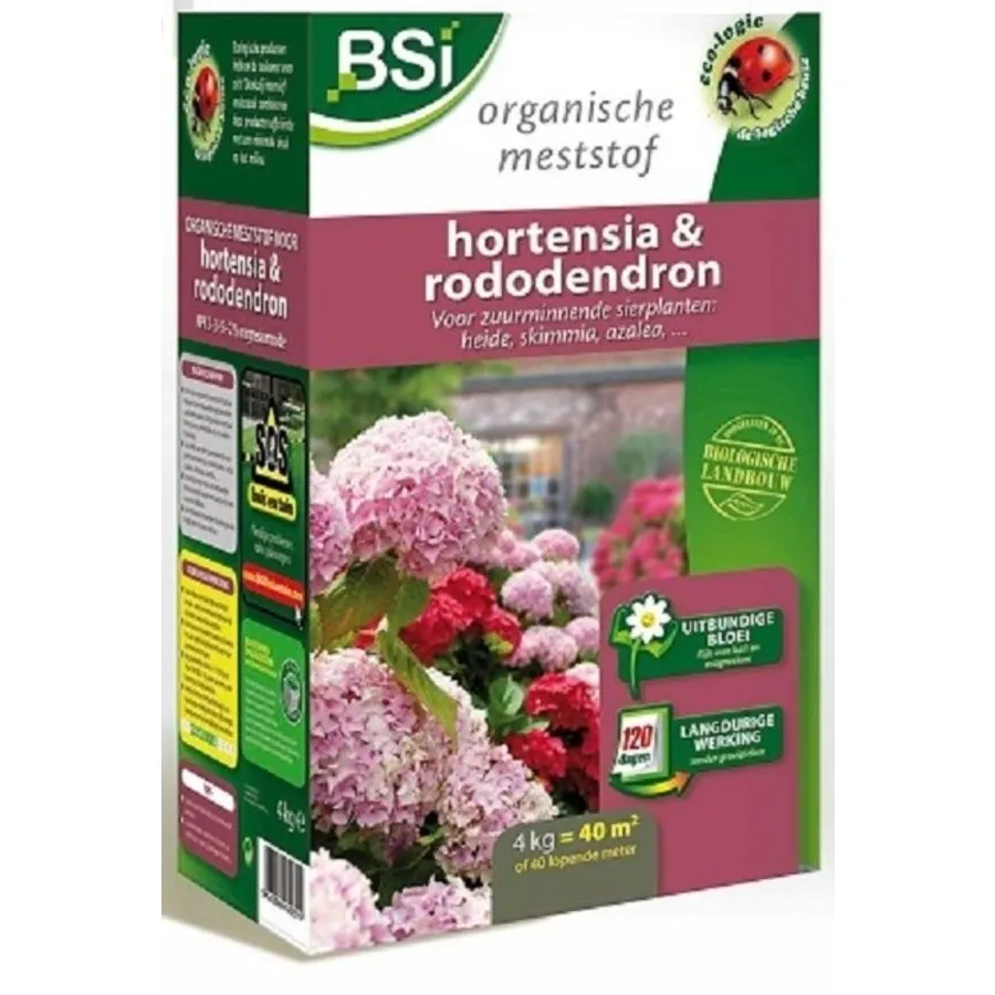 BSI Meststof Bio Hortensia 4kg 3 BSI Meststof Bio Hortensia 4kg