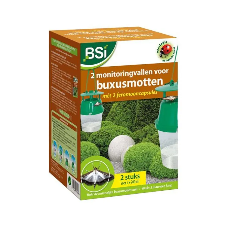 BSI Monitoringsval Voor Buxusmotten 2 Stuks 3 BSI Monitoringsval Voor Buxusmotten 2 Stuks