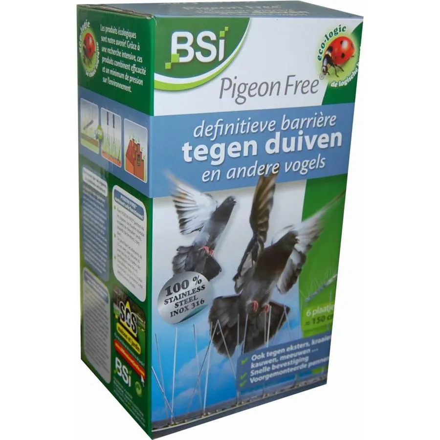 BSI RVS Duivenpinnen 6 X 25 Cm 4 BSI RVS Duivenpinnen 6 X 25 Cm - Afbeelding 2