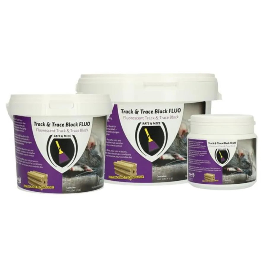 H.A.C. Track En Trace Block FLUO 600 Gram 4 H.A.C. Track En Trace Block FLUO 600 Gram - Afbeelding 2