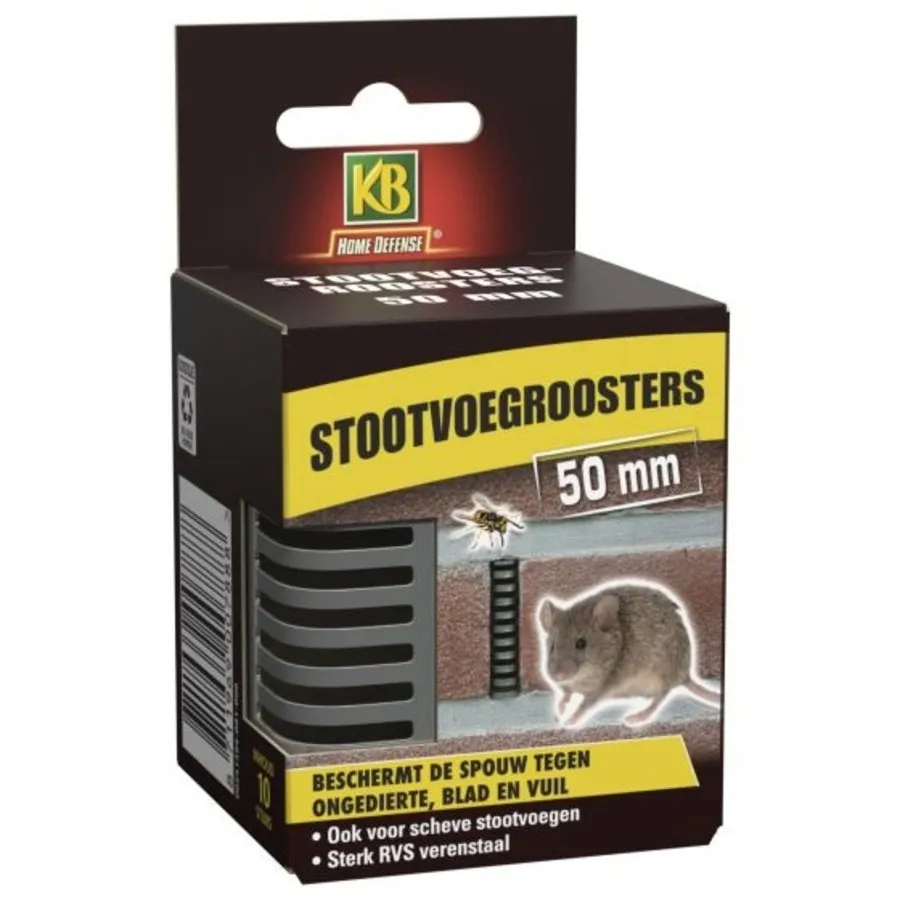 KB Home Defense Stootvoegrooster 50 Mm 10 Stuks 3 KB Home Defense Stootvoegrooster 50 Mm 10 Stuks