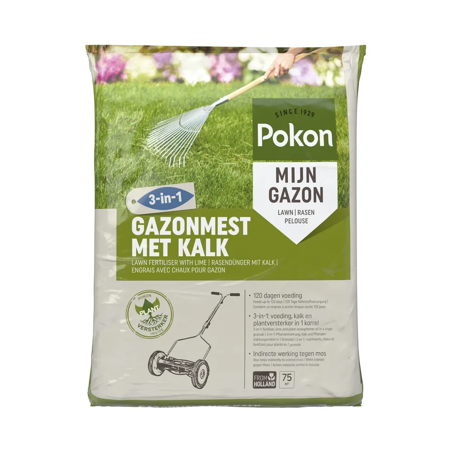 Pokon Gazonmest Met Kalk 16,8 Kg 5 Pokon Gazonmest Met Kalk 16,8 Kg - Afbeelding 3