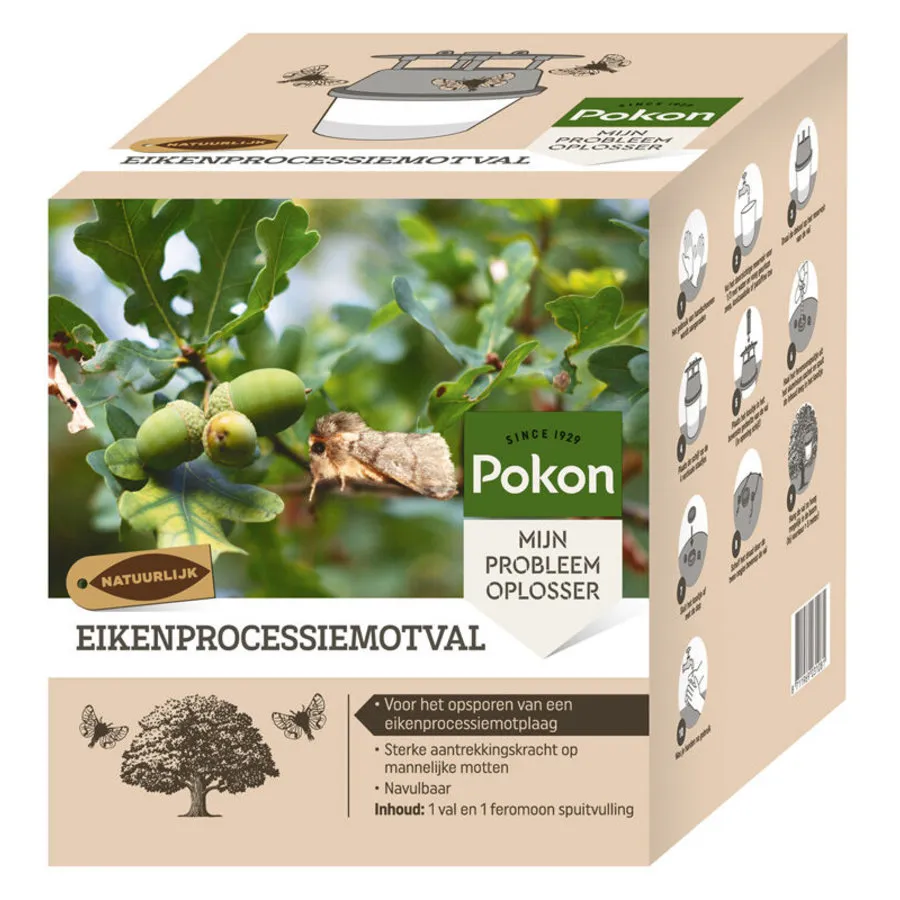 Pokon Herbruikbare Eikenprocessiemotval 3 Pokon Herbruikbare Eikenprocessiemotval