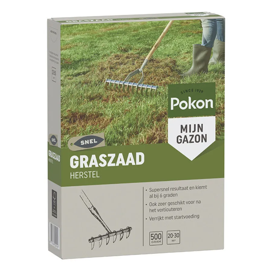Pokon SOS Graszaad Herstel 1 Kg 4 Pokon SOS Graszaad Herstel 1 Kg - Afbeelding 2