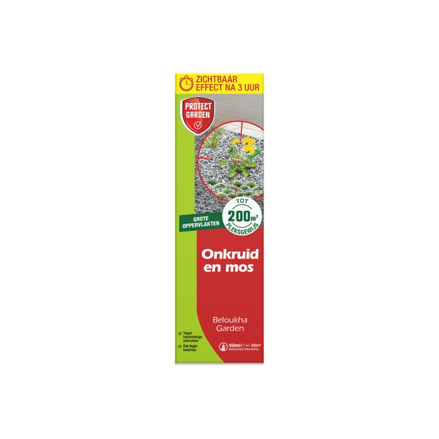 Protect Garden Belouhka Tegen Onkruid En Mos 450 ML 3 Protect Garden Belouhka Tegen Onkruid En Mos 450 ML
