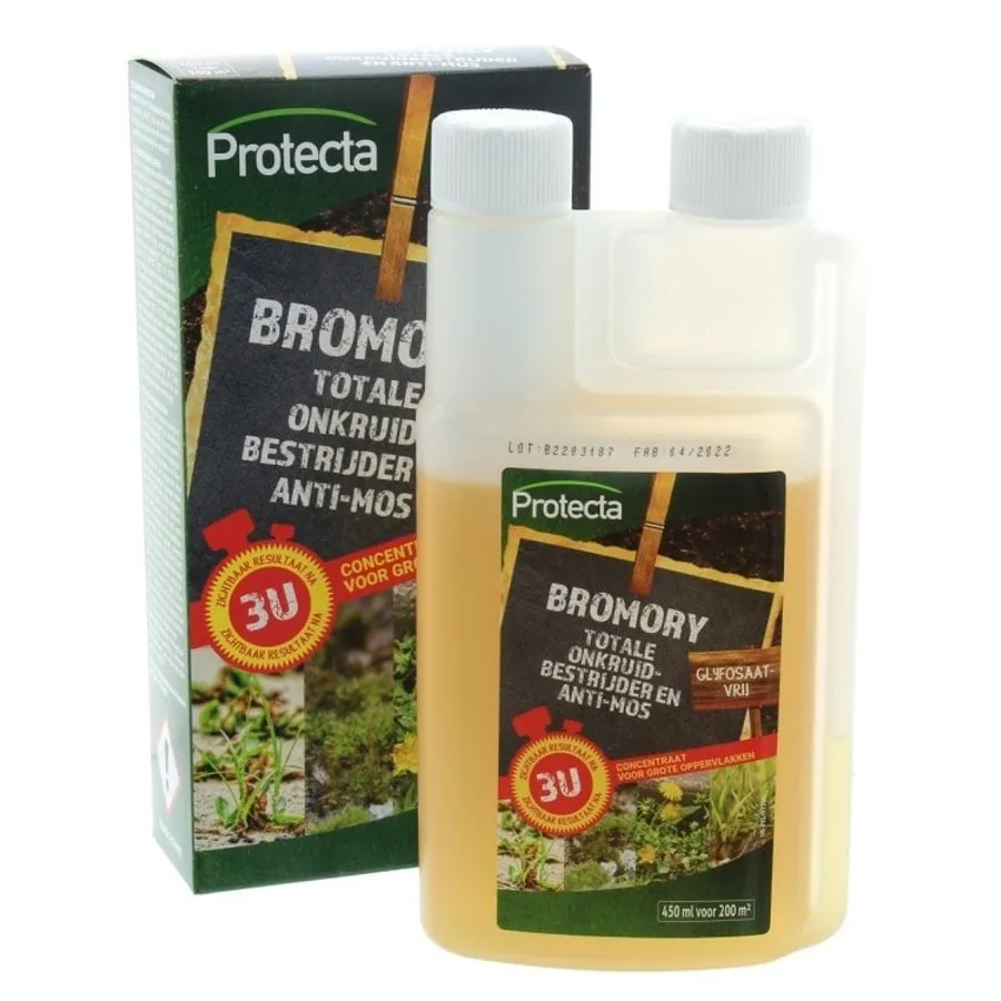Protecta Bromory Tegen Onkruid Concentraat 450ML 3 Protecta Bromory Tegen Onkruid Concentraat 450ML