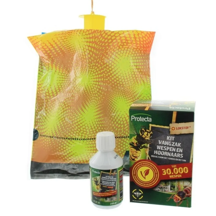 Protecta XXL Vangzak Voor Wespen En Hornaars Met Lokmiddel 3 Protecta XXL Vangzak Voor Wespen En Hornaars Met Lokmiddel