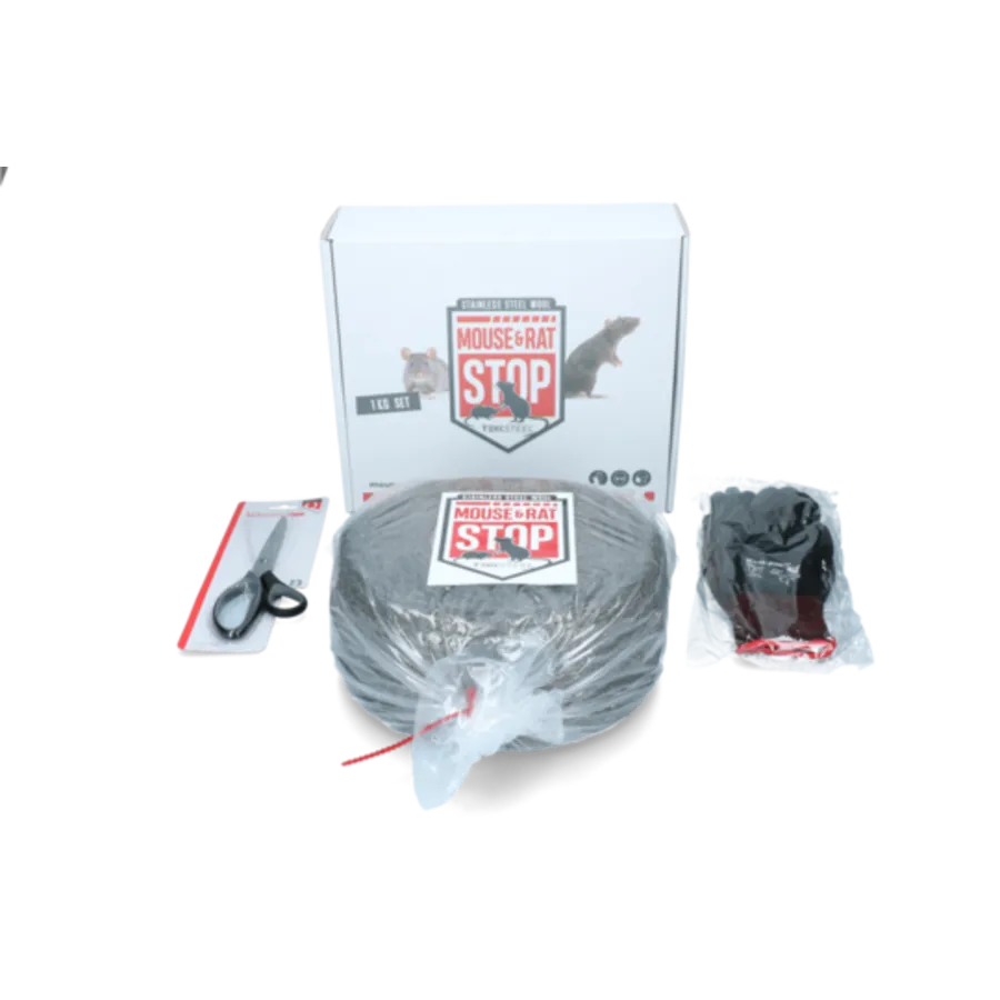 Tekksteel Mouse & Rat Stop Staalwol 1KG 3 Tekksteel Mouse & Rat Stop Staalwol 1KG