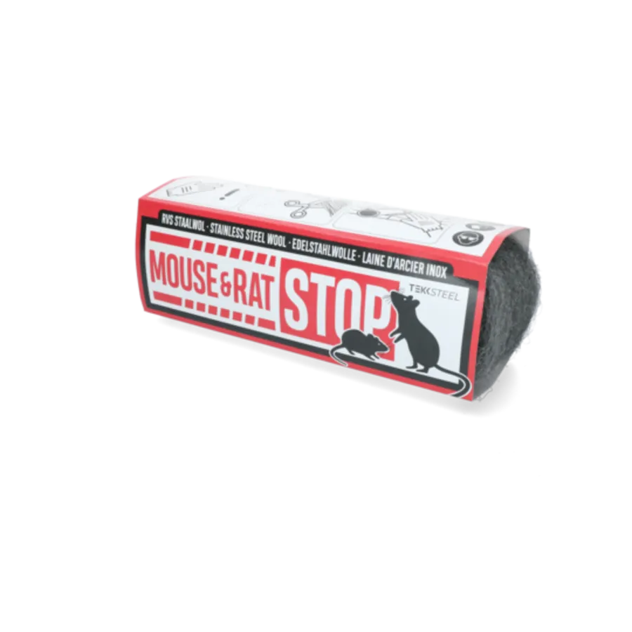 Tekksteel Mouse & Rat Stop Staalwol 200GR 3 Tekksteel Mouse & Rat Stop Staalwol 200GR