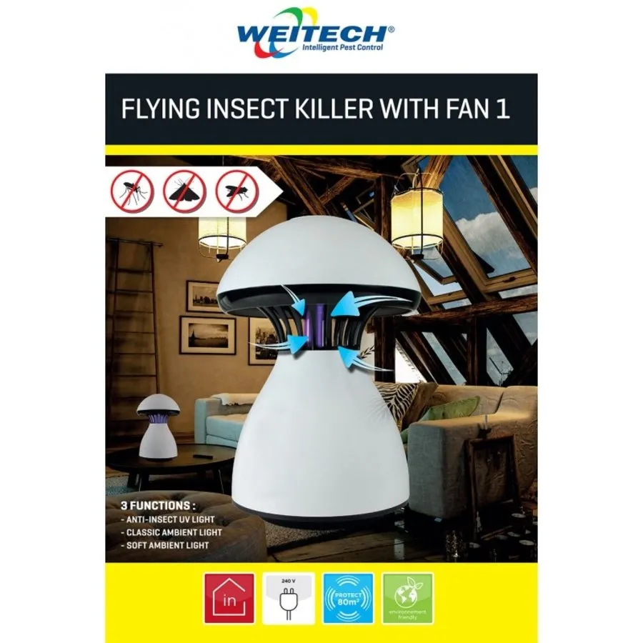 Weitech WK120 Flying Insect Killer 4 Weitech WK120 Flying Insect Killer - Afbeelding 2
