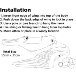 Whites Hanging Hawk Vogelverjager 7 Whites Hanging Hawk Vogelverjager -Pokon Winkel whites hanging hawk vogelverjager 2